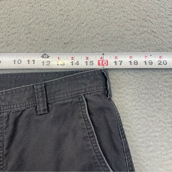 North Face Cargo Pants Men 34 Gray Canvas Cotton Outdoor Hiking Straight *32x28‎ - Picture 7 of 14